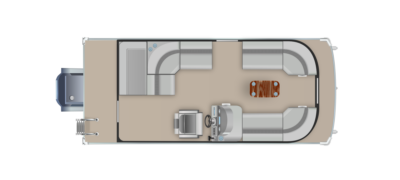 Алюминиевый понтонный катер Caretta1980 Cruies PontoonBoatSystem